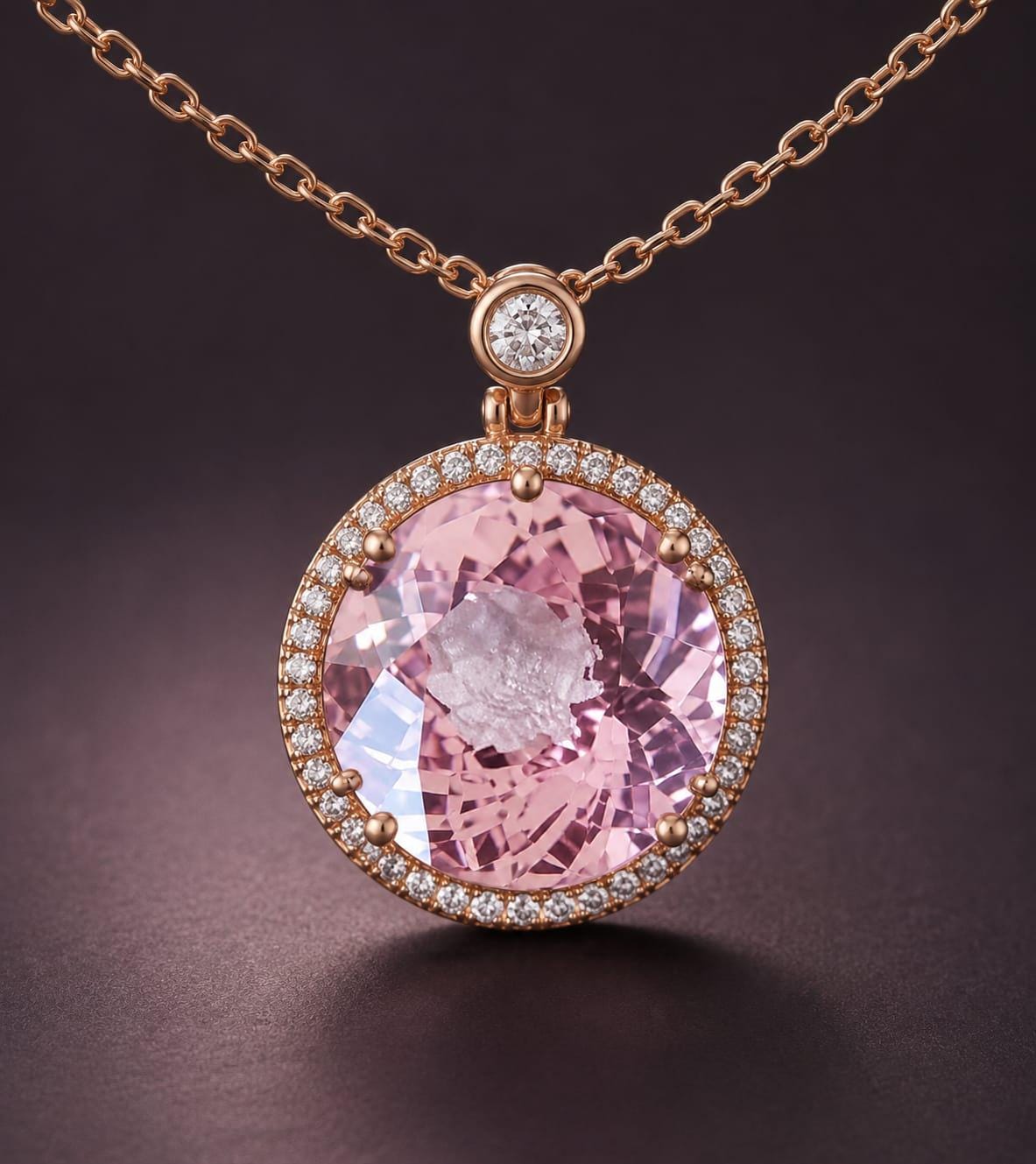 Ceylon Pink Sapphire: 2.22ct Round Precision Cut, Unheated, Sri Lanka Gemstone