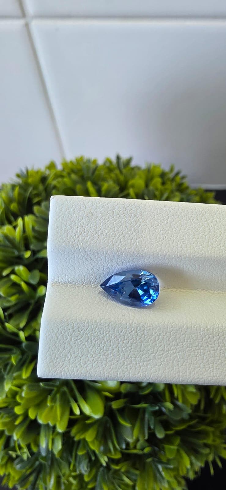 Ceylon Blue Sapphire: Pear Cut, 2.15 Carat, Unheated Sri Lankan Gemstone