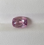 Natural Peach Sapphire: Sri Lanka, 2.93 crt, Cushion Cut, Eye Clean