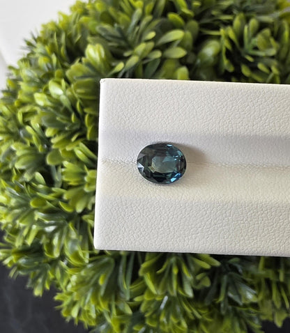 Natural Teal Sapphire – 2.61ct Oval Madagascar Gemstone, Unheated, Untreated