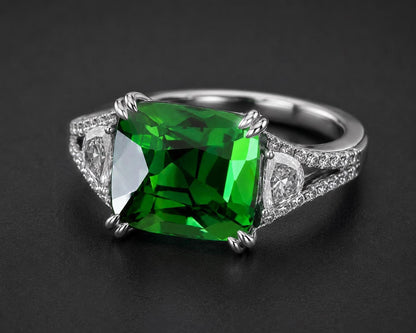 Natural Tsavorite Garnet: Vivid Green, Eye-Clean, Untreated (2.01 ct)