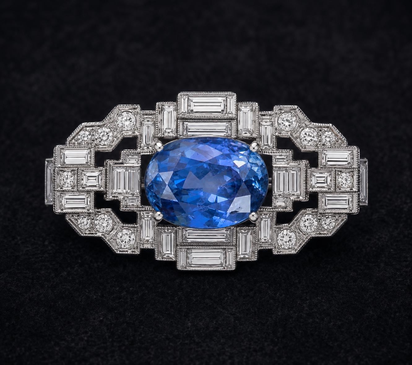 Natural Ceylon Blue Sapphire: 1.56 ct Oval Mixed Cut Gemstone From Sri Lanka