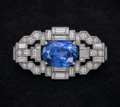 Natural Ceylon Blue Sapphire: 1.56 ct Oval Mixed Cut Gemstone From Sri Lanka