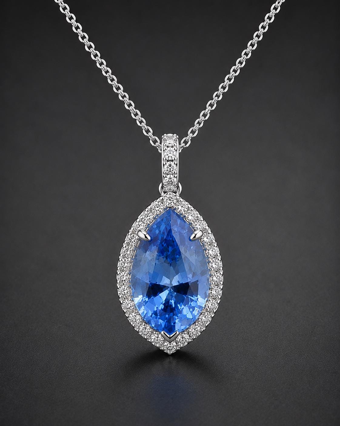 Ceylon Blue Sapphire: Pear Cut, 2.15 Carat, Unheated Sri Lankan Gemstone