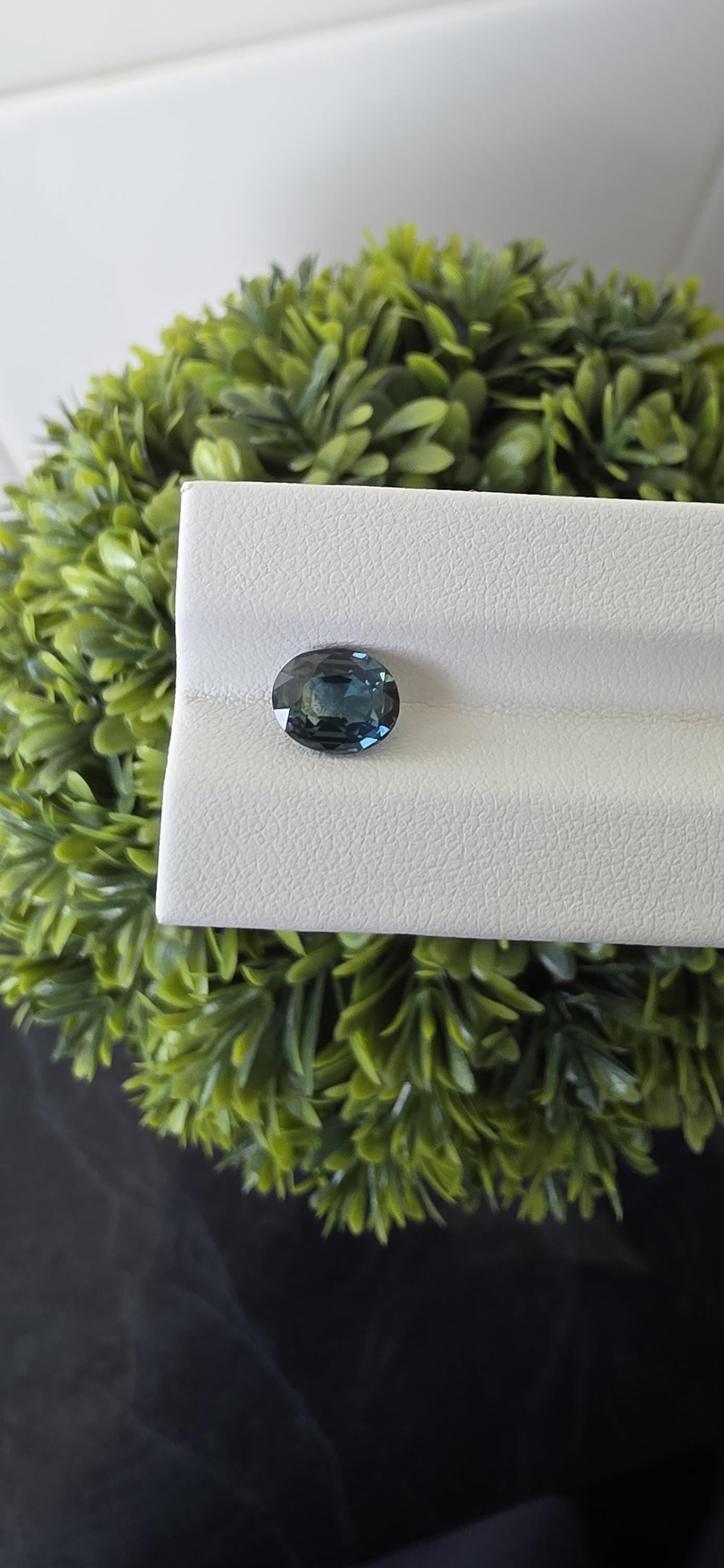 Natural Teal Sapphire – 2.61ct Oval Madagascar Gemstone, Unheated, Untreated