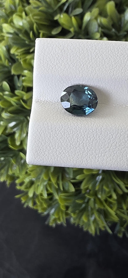 Natural Teal Sapphire – 2.61ct Oval Madagascar Gemstone, Unheated, Untreated