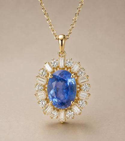 Natural Ceylon Blue Sapphire: 1.56 ct Oval Mixed Cut Gemstone From Sri Lanka