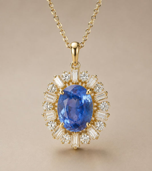 Natural Ceylon Blue Sapphire: 1.56 ct Oval Mixed Cut Gemstone From Sri Lanka
