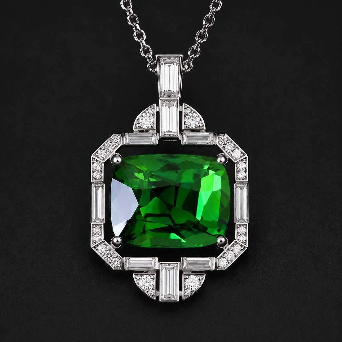 Natural Tsavorite Garnet: Vivid Green, Eye-Clean, Untreated (2.01 ct)