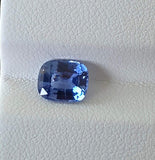 Natural Ceylon Blue Sapphire: Cushion Cut, 1.85ct, Sri Lanka Gemstone