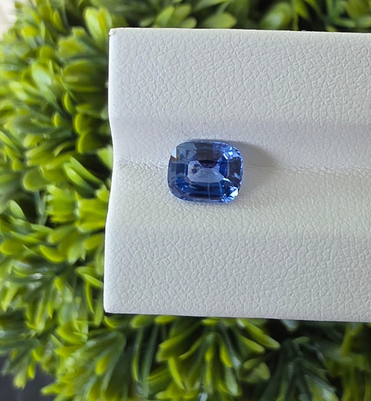 Natural Ceylon Blue Sapphire: Cushion Cut, 1.85ct, Sri Lanka Gemstone
