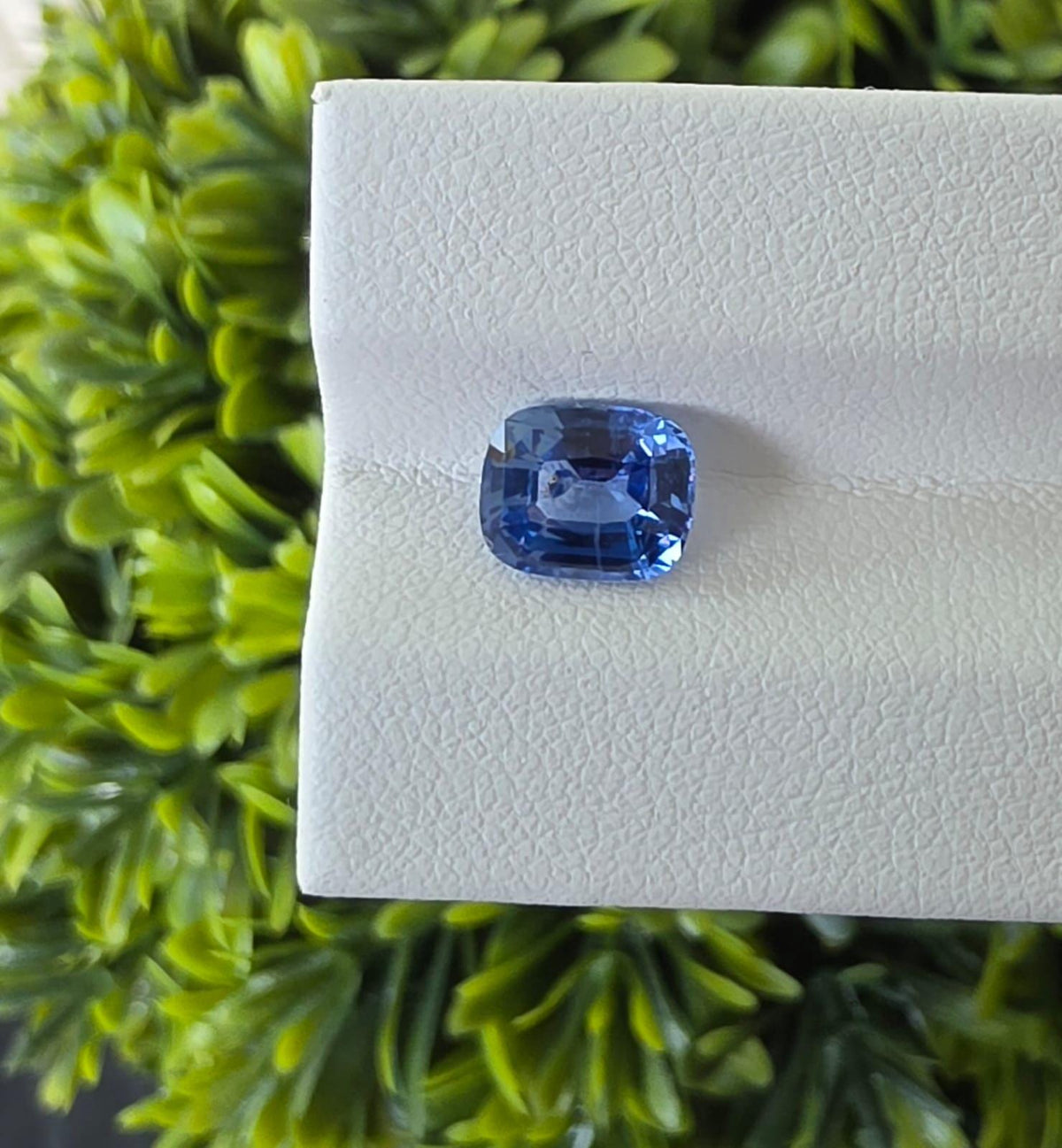 Natural Ceylon Blue Sapphire: Cushion Cut, 1.85ct, Sri Lanka Gemstone