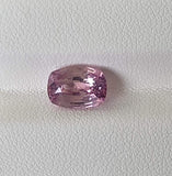 Natural Peach Sapphire: Sri Lanka, 2.93 crt, Cushion Cut, Eye Clean