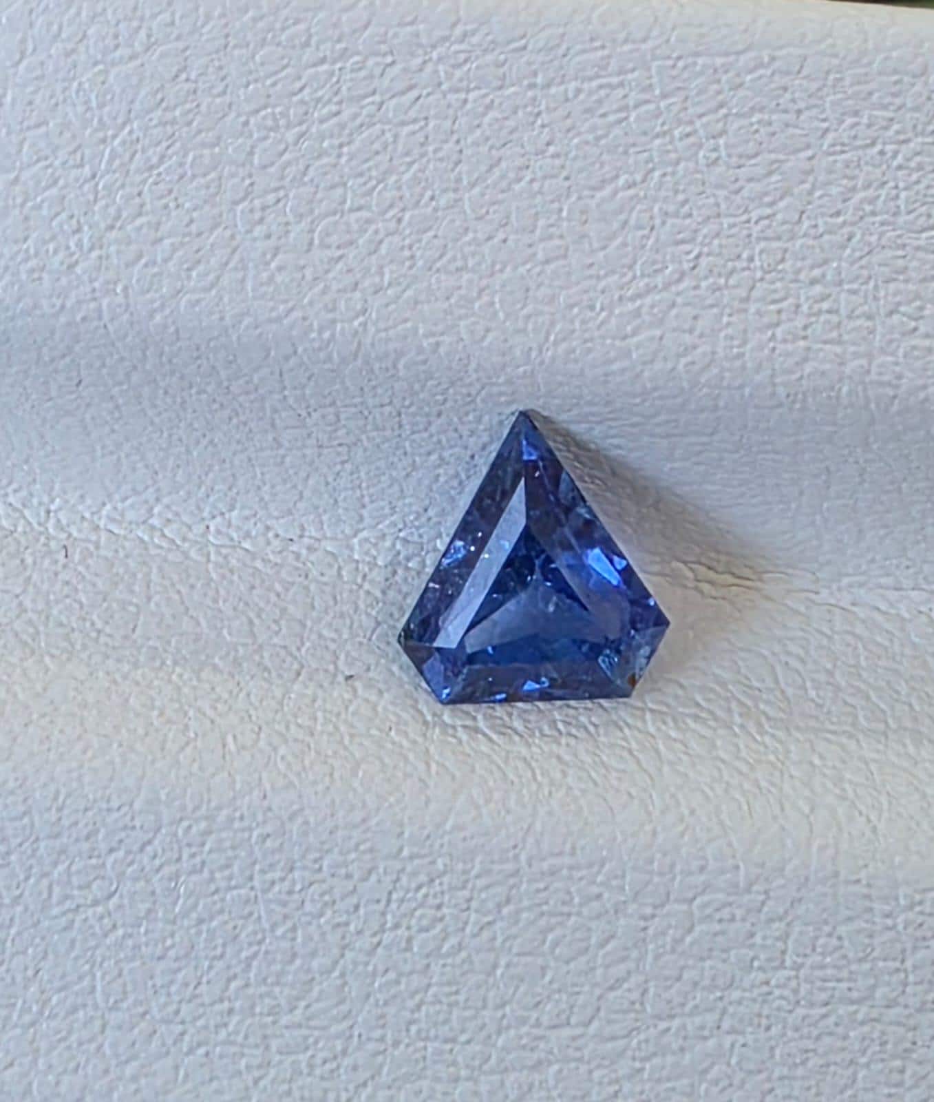 Ceylon Blue Sapphire- Vivid Blue, 1.15 crt, Non-Heated, Non-Treated 7.47x6.64x3.83: Origin -Sri Lanka.