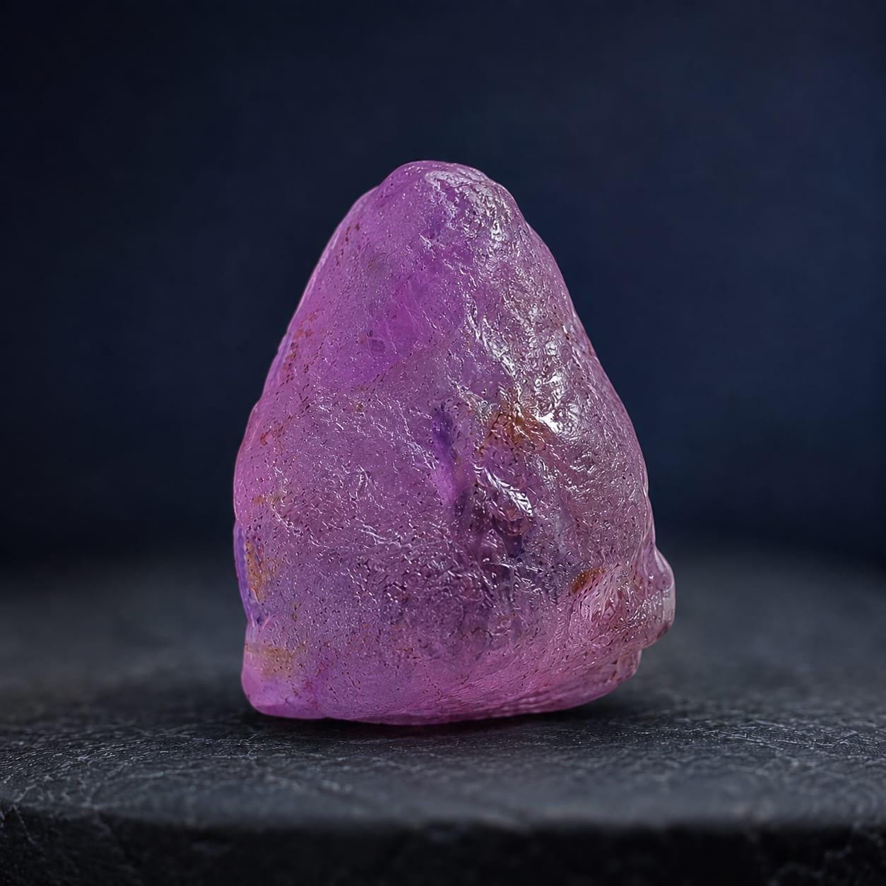 Ceylon Pink Sapphire: 2.19ct Oval, Violetish Hue, Unheated, Untreated Gemstone