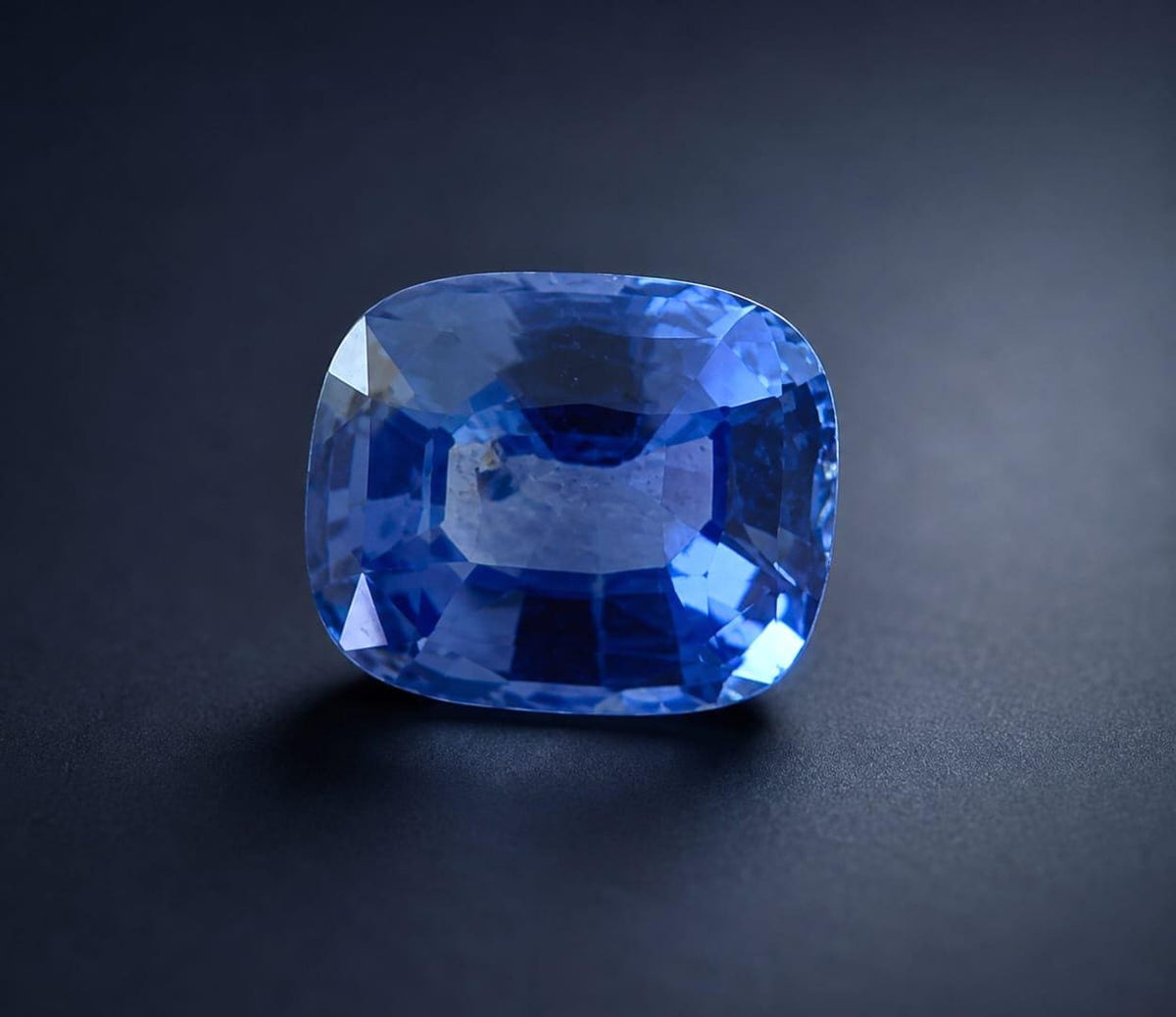 Natural Ceylon Blue Sapphire: Cushion Cut, 1.85ct, Sri Lanka Gemstone