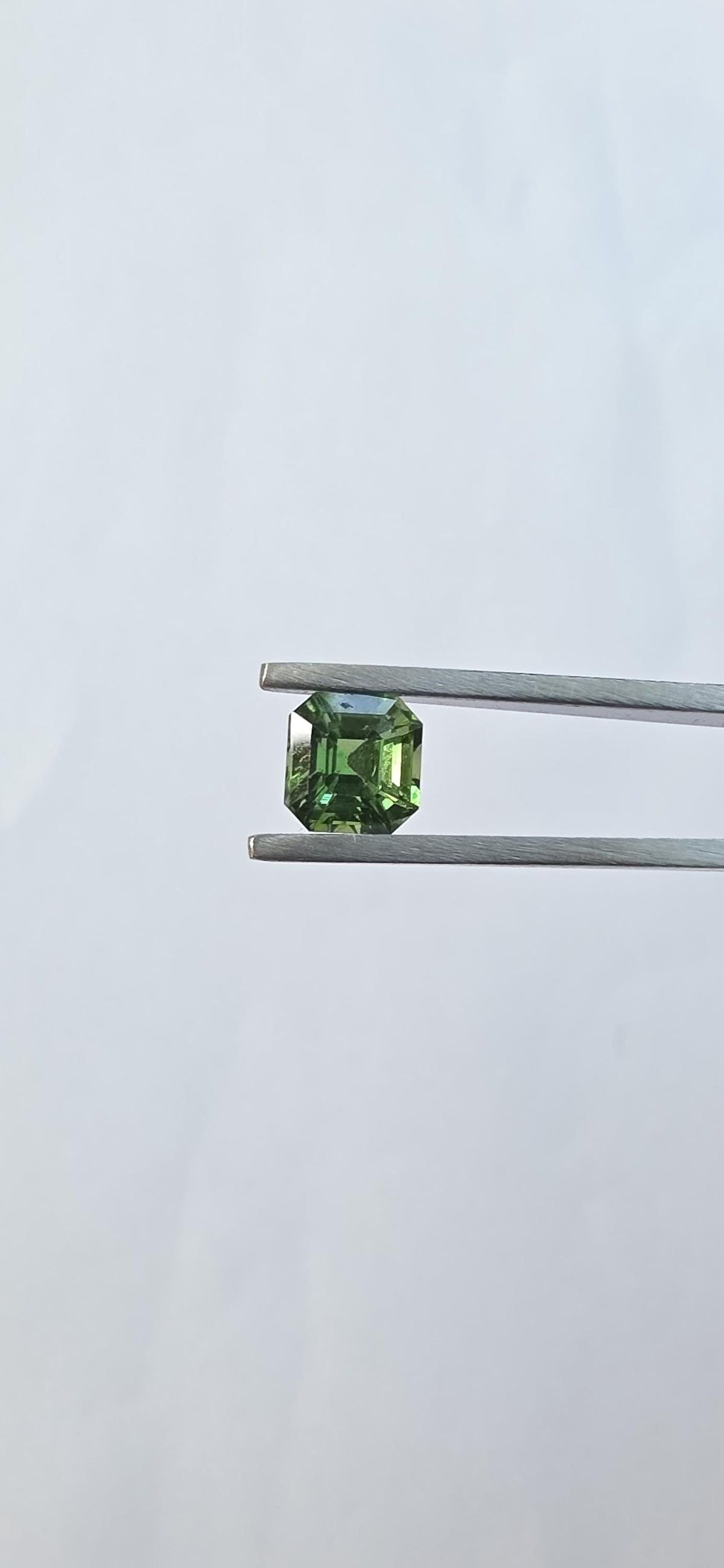 Natural Tsavorite Garnet: 2.03ct Vivid Green Step Cut (6.75x6.54x5.34mm)