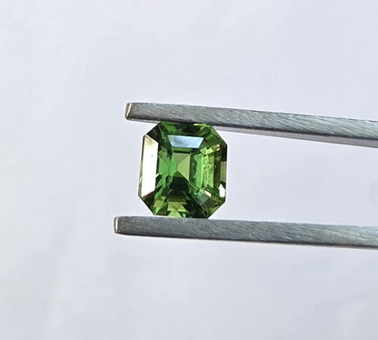 Natural Tsavorite Garnet: 2.03ct Vivid Green Step Cut (6.75x6.54x5.34mm)