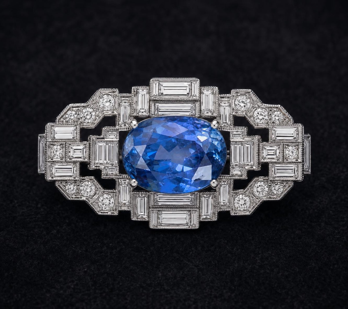 Natural Ceylon Blue Sapphire: 1.56 ct Oval Mixed Cut Gemstone From Sri Lanka