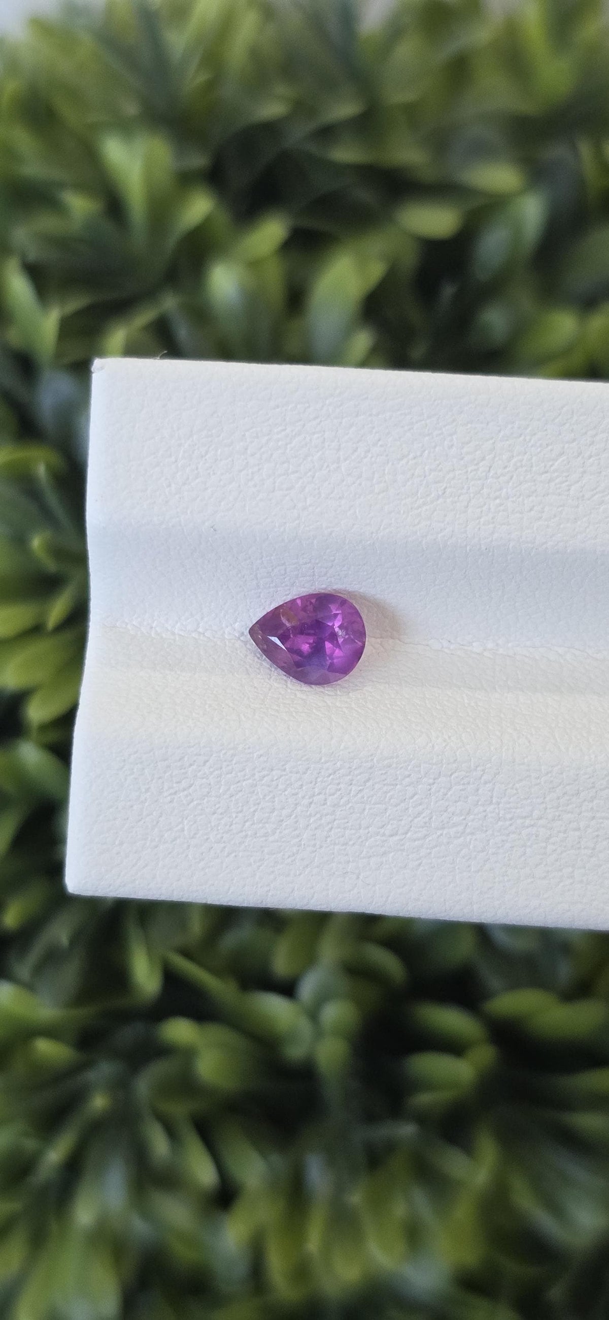 Ceylon Pink Sapphire: From Sri Lanka, 0.92 crt, Non-Heated , Non-Treated, Pear Shaped, 6.54 × 5.09 × 3.55 mm, Eye Clean