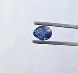 Natural Ceylon Blue Sapphire: 1.72ct Pear Shape, Unheated, Sri Lanka Origin