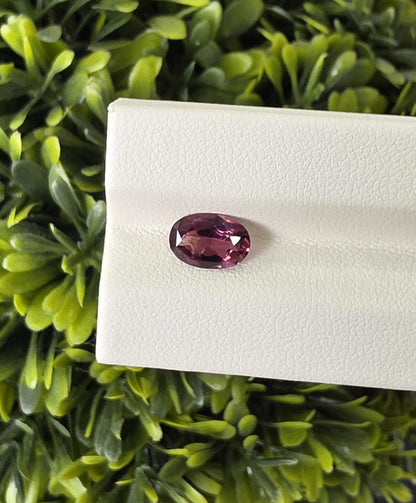 Ceylon Purplish Pink Spinnel-From Sri Lanka, 1.63 crt, Non-Heated, Non-Treated, Oval Cut, 9.01x6.24x3.78mm