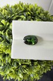 Ceylon Natutal Green Zircon: 3.72 crt, Non-Heated ,Non-Treated, 11.40 × 7.34 × 5.28 mm, Oval Shape, Eye Clean, From Sri Lanka.