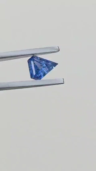 Ceylon Blue Sapphire- Vivid Blue, 1.15 crt, Non-Heated, Non-Treated 7.47x6.64x3.83: Origin -Sri Lanka.
