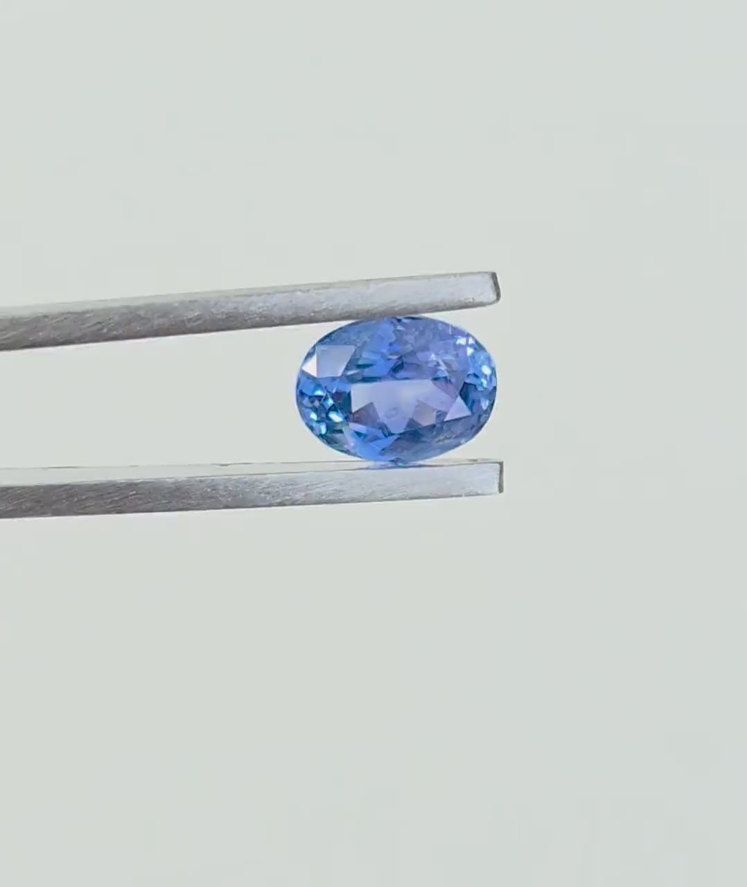 Natural Ceylon Blue Sapphire: 1.56 ct Oval Mixed Cut Gemstone From Sri Lanka