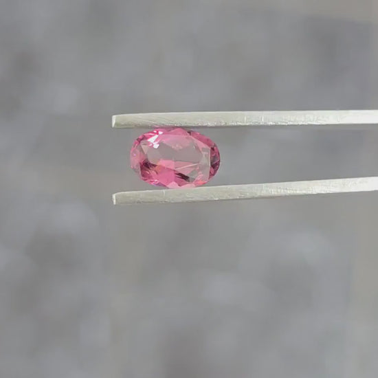 Ceylon Purplish Pink Spinnel-From Sri Lanka, 1.63 crt, Non-Heated, Non-Treated,  Oval Cut, 9.01x6.24x3.78mm