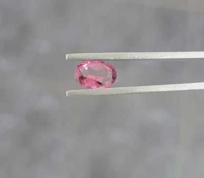 Ceylon Purplish Pink Spinnel-From Sri Lanka, 1.63 crt, Non-Heated, Non-Treated,  Oval Cut, 9.01x6.24x3.78mm