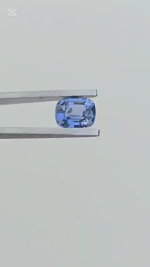 Natural Ceylon Blue Sapphire: Cushion Cut, 1.85ct, Sri Lanka Gemstone
