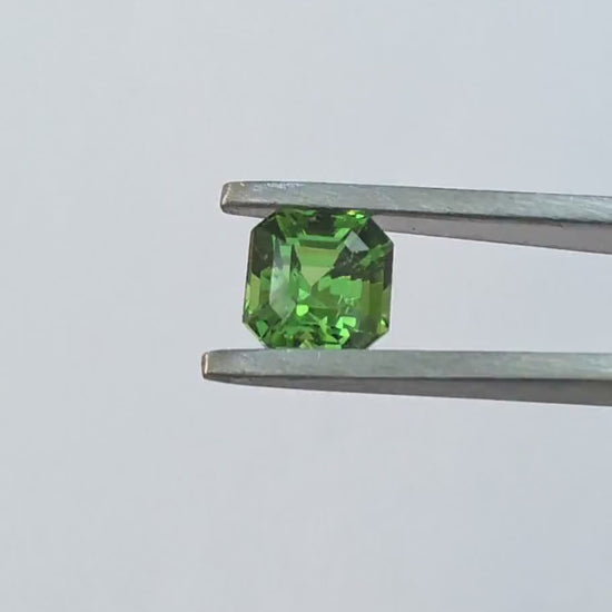 Natural Tsavorite Garnet: 2.03ct Vivid Green Step Cut (6.75x6.54x5.34mm)