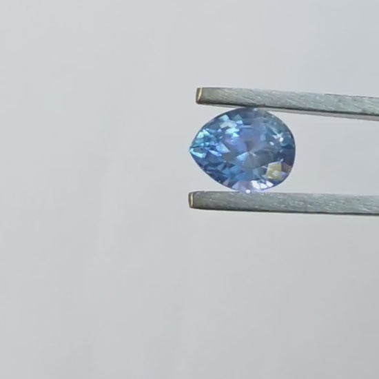 Natural Ceylon Blue Sapphire: 1.72ct Pear Shape, Unheated, Sri Lanka Origin